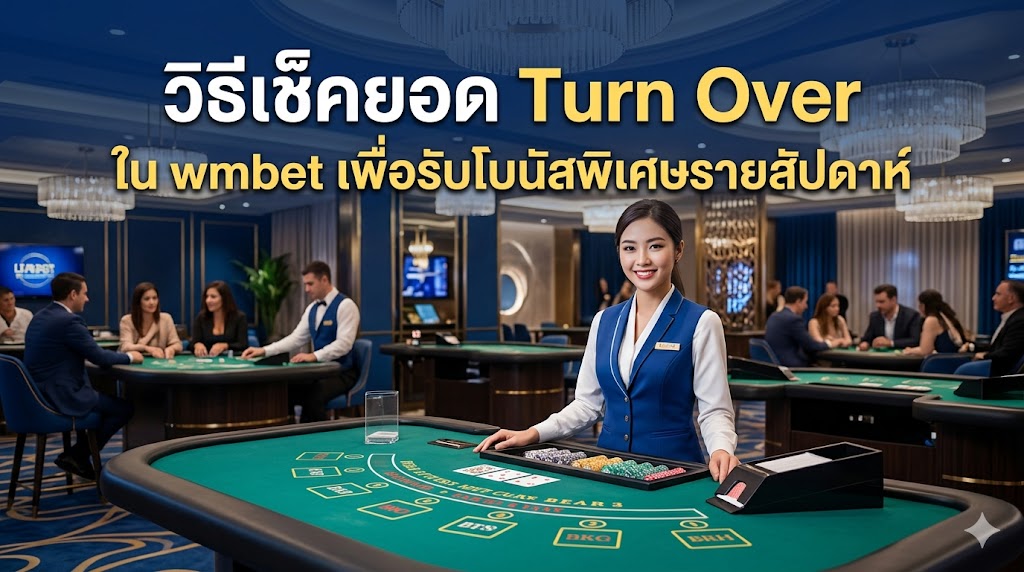 วิธีเช็คยอด Turn Over ใน wmbet เพื่อรับโบนัสคาสิโนรายสัปดาห์ ปี 2026 แบบมือโปร