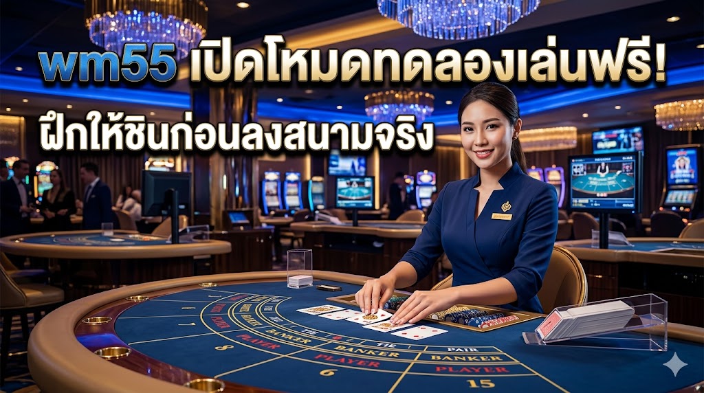 wm55 เปิดโหมดทดลองเล่นฟรี! ฝึกให้ชินก่อนลงสนามจริง ปี 2026