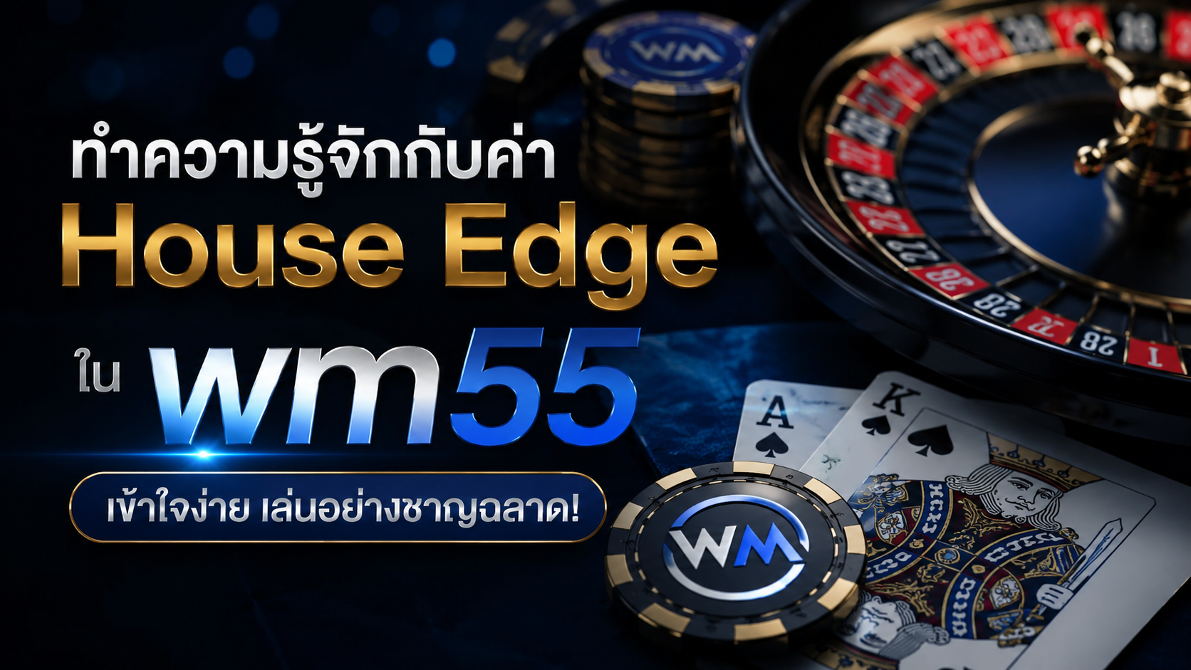 ทำความรู้จักกับค่า House Edge ใน wm55 ปี 2026